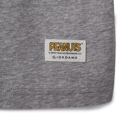 Men's Snoopy Peanuts Collection Tee: Relaxed Fit, Sorona Blend Comfort - Giordano