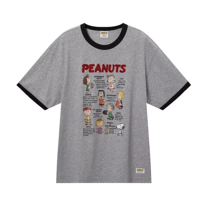 Men's Snoopy Peanuts Collection Tee: Relaxed Fit, Sorona Blend Comfort - Giordano