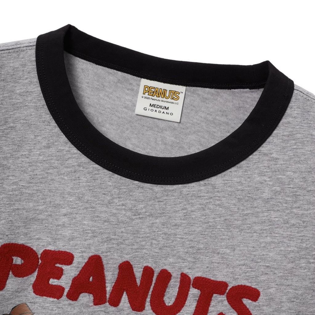 Giordano Men's Snoopy Peanuts Collection Tee - Premium Print Tee