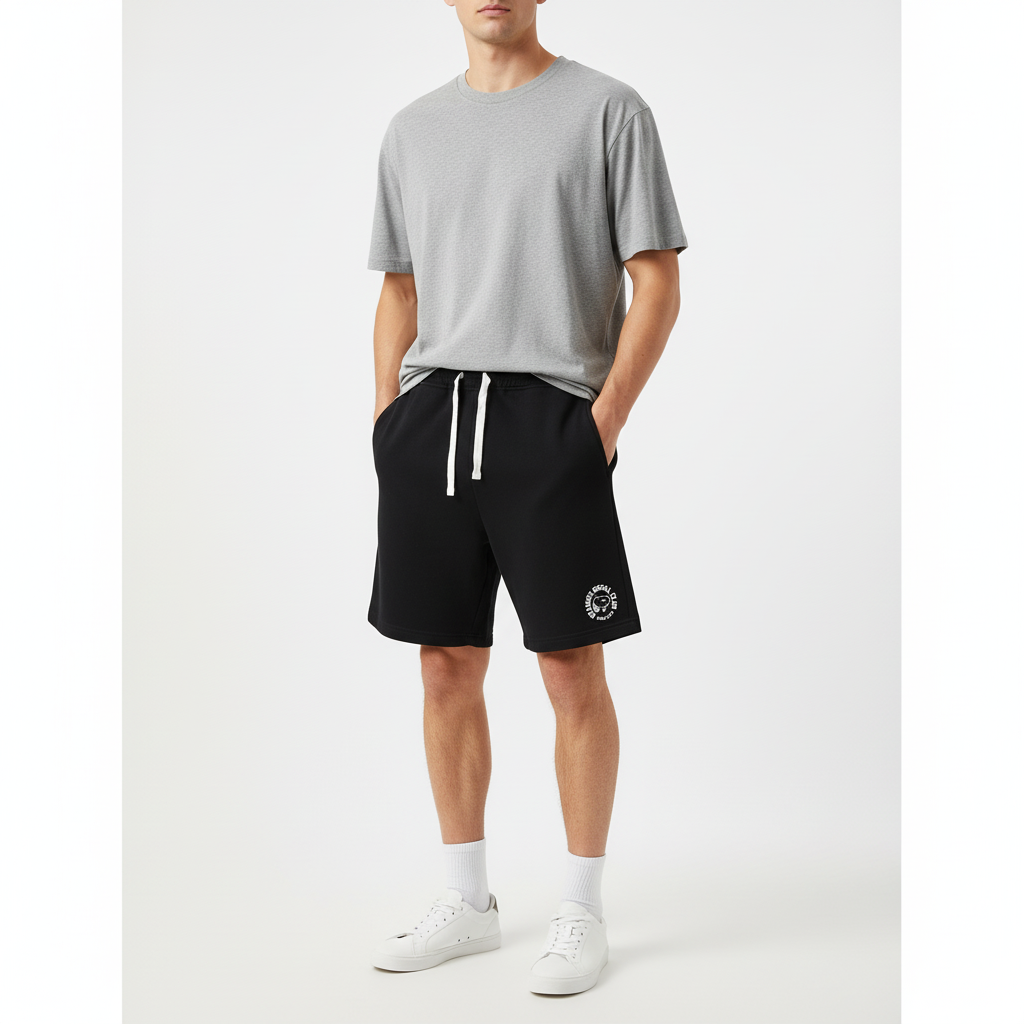 Men's Snoopy Peanuts French Terry Short