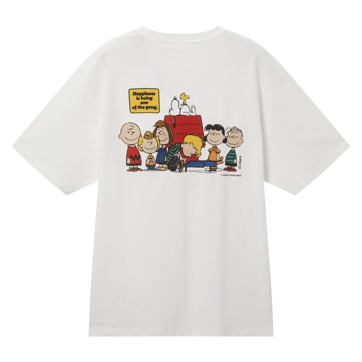 Men's Snoopy Print Tee: Relaxed Fit, Sorona Blend Comfort - Giordano