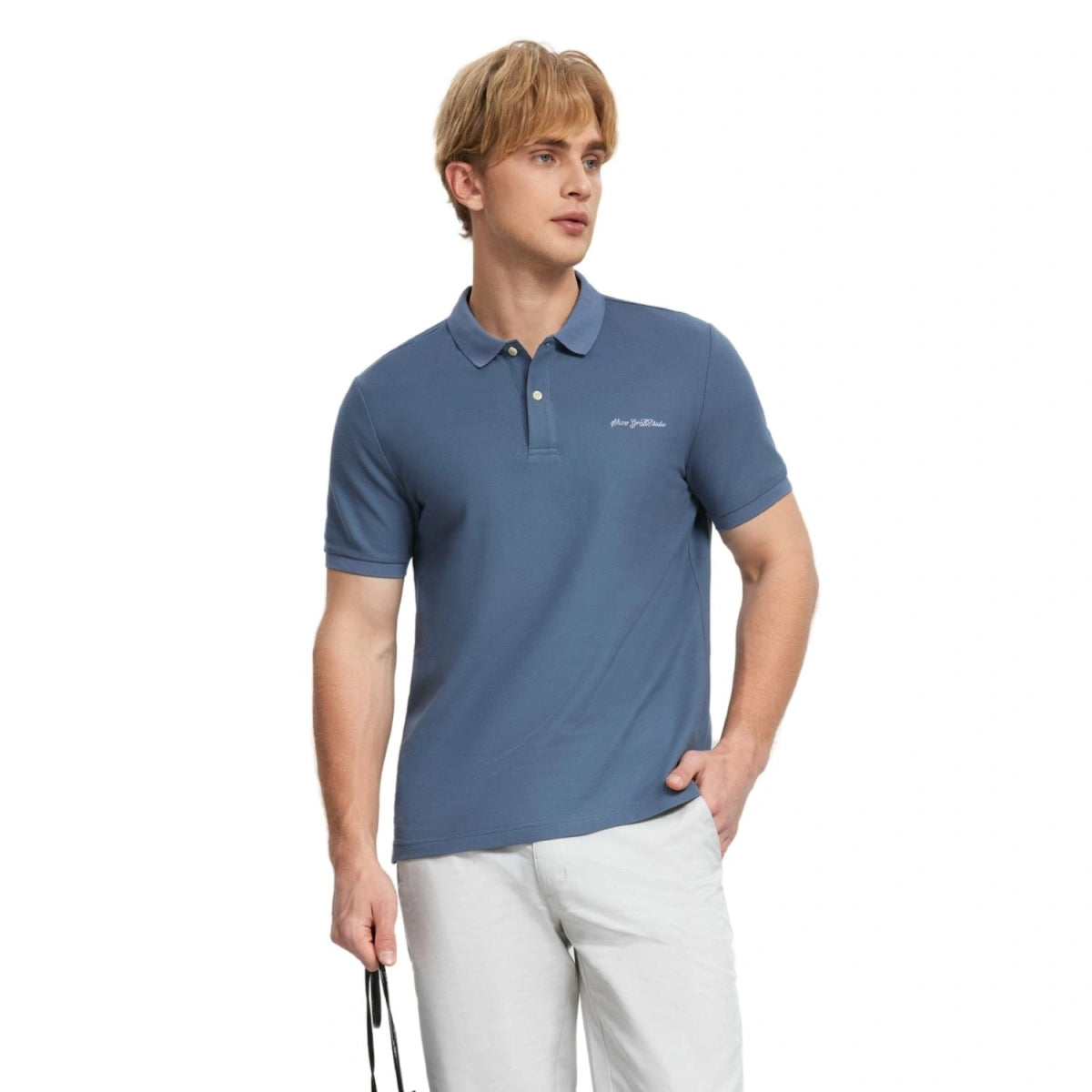 Men's Solid Cool Jade Polo S - Shop Giordano