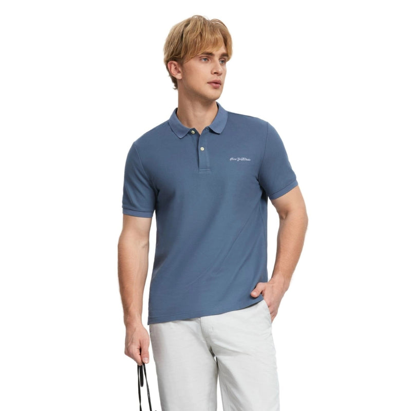 Men's Solid Cool Jade Polo S - Shop Giordano