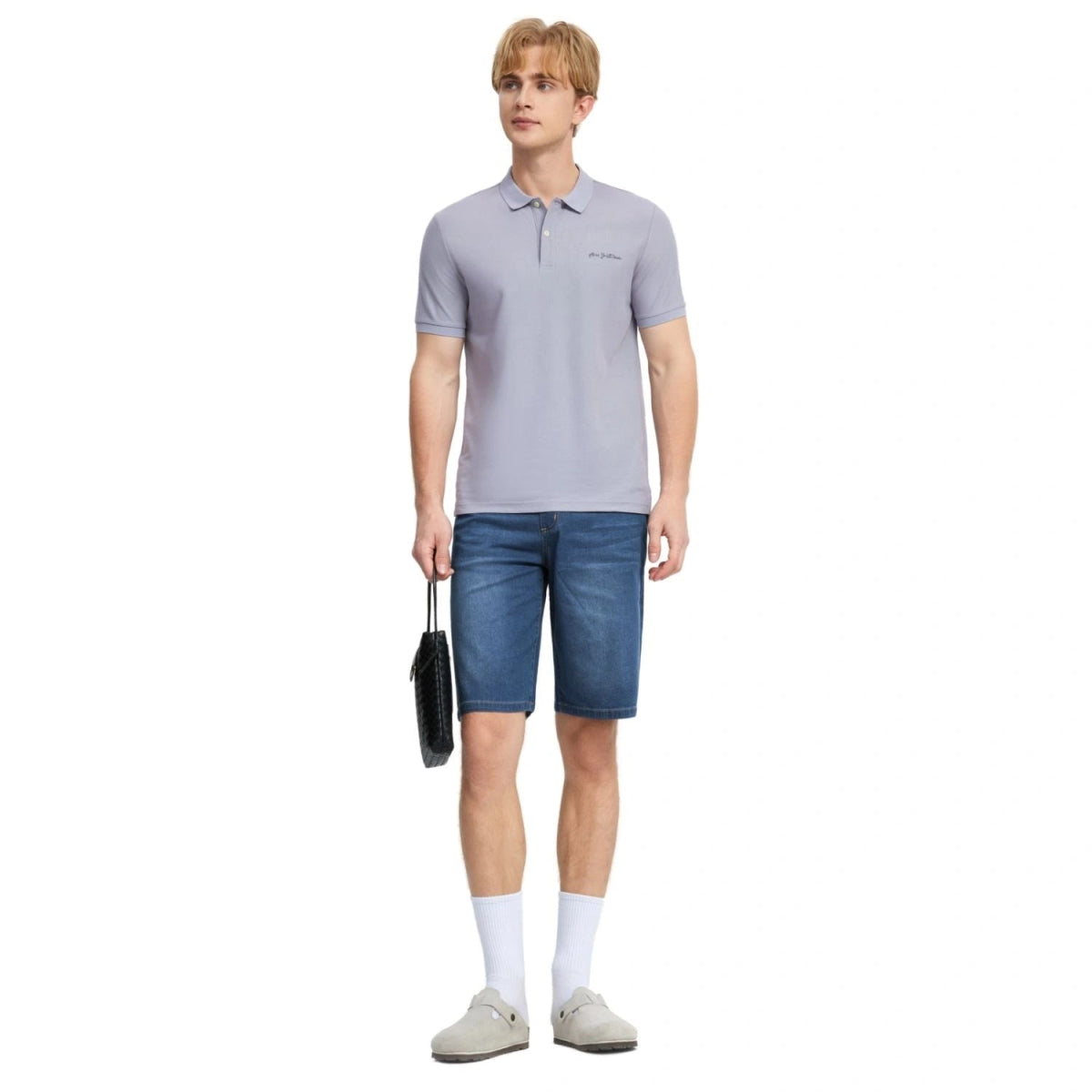 Men's Solid Cool Jade Polo S - Shop Giordano