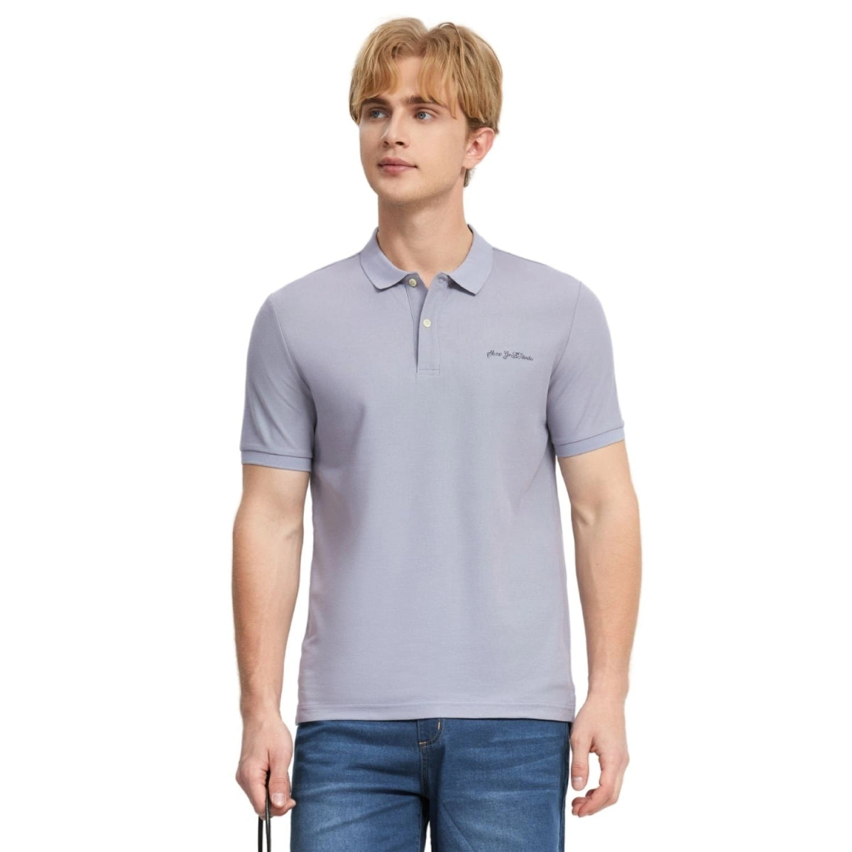 Men's Solid Cool Jade Polo - Giordano