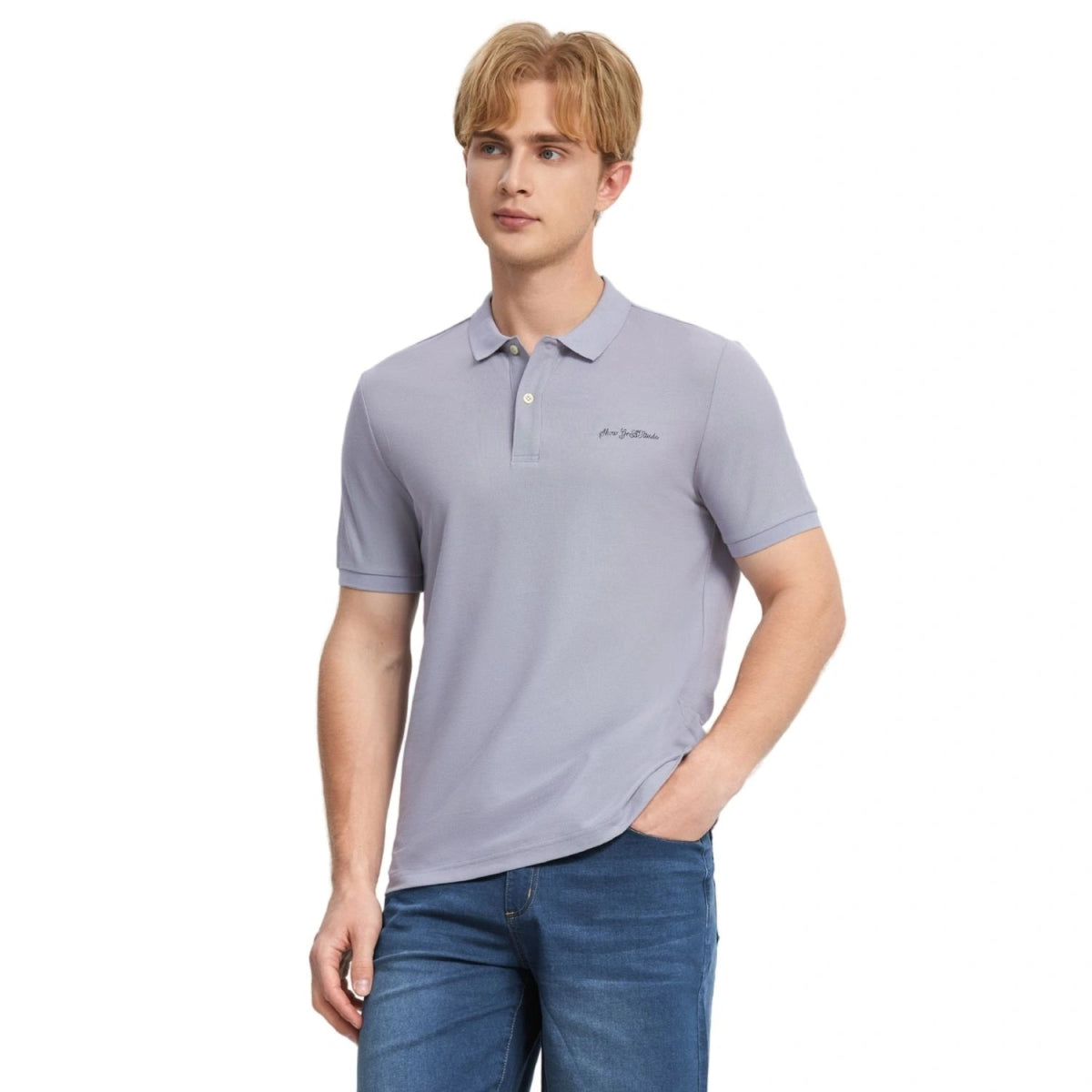 Men's Solid Cool Jade Polo - Giordano