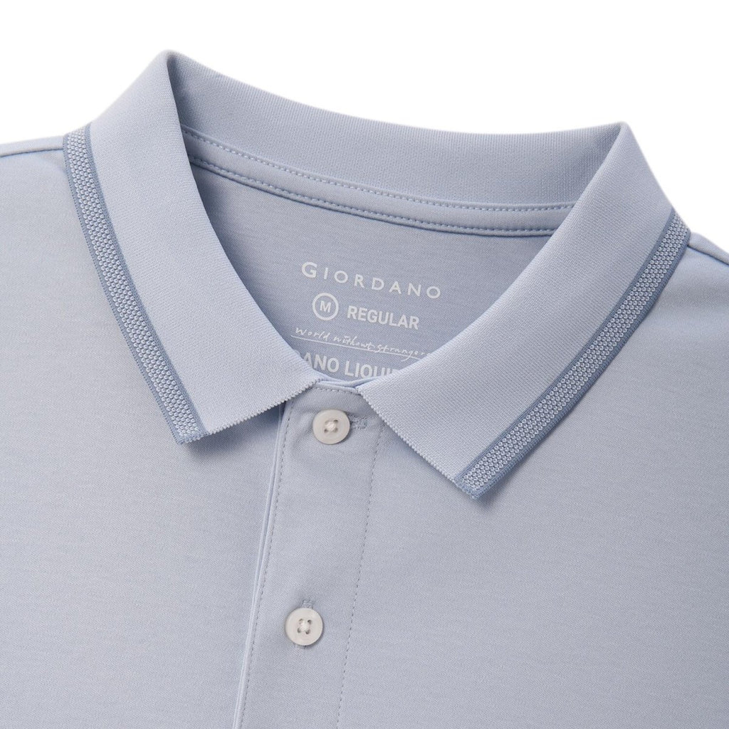 Giordano Men's Solid Liquid Touch Polo - Premium Polo