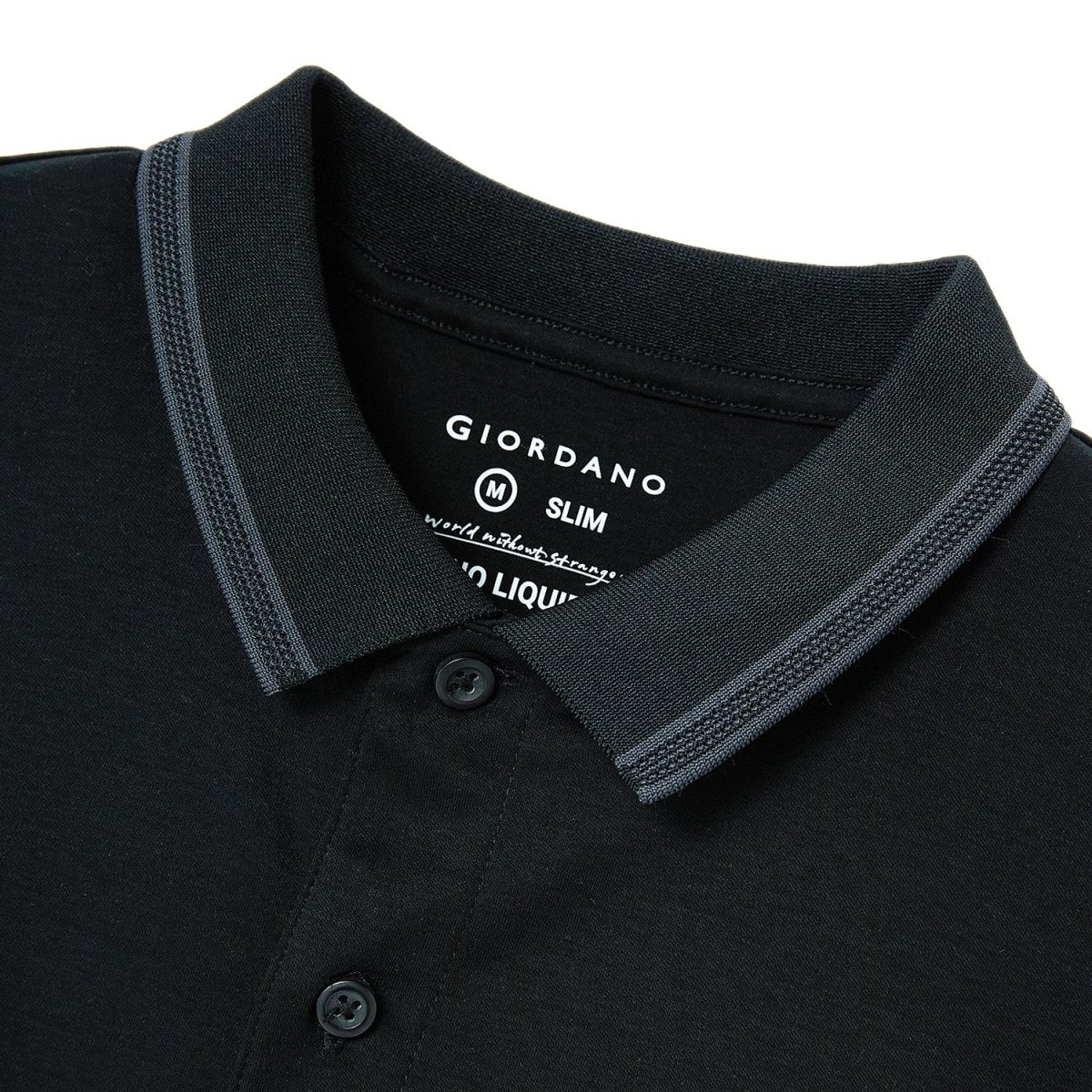 Giordano Men's Solid Liquid Touch Polo - Premium Polo
