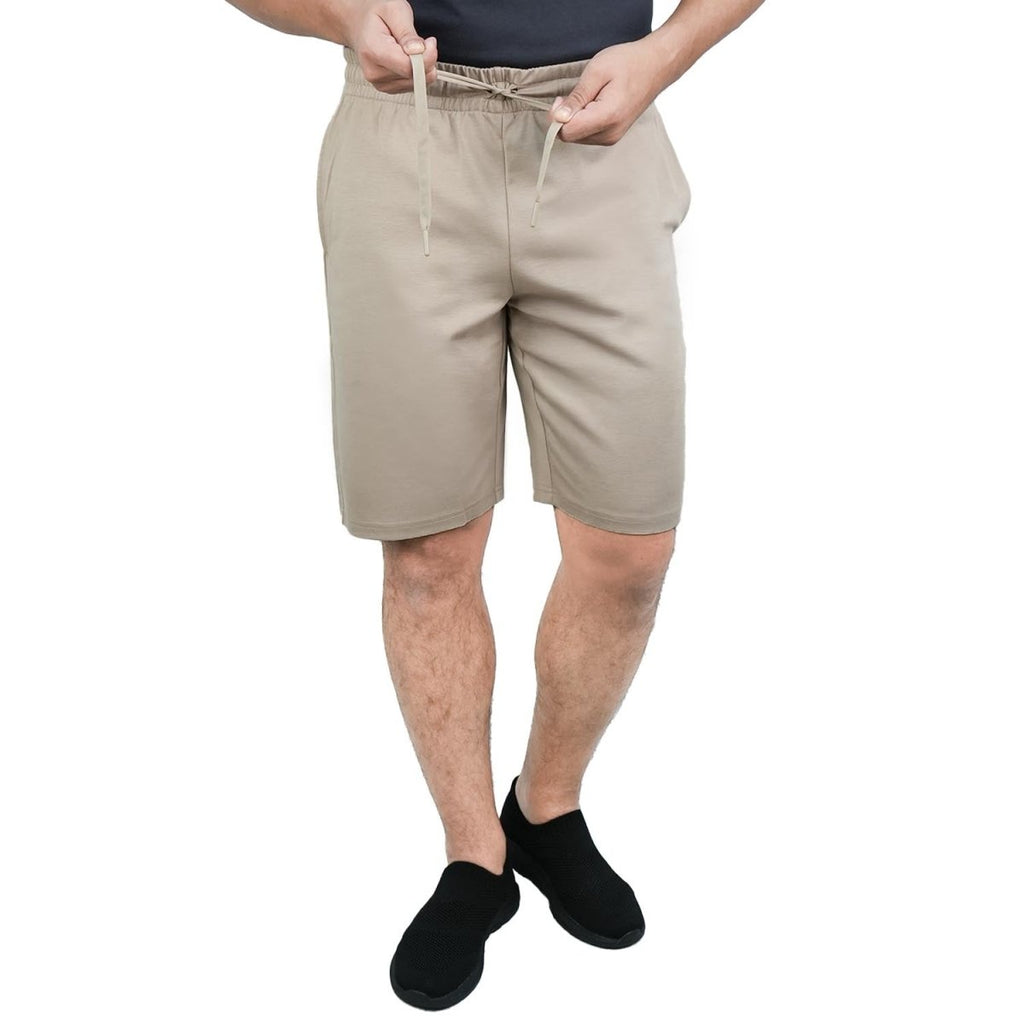 Men's Sorona Interlock Knit Shorts: Comfort & Style S - Shop Giordano