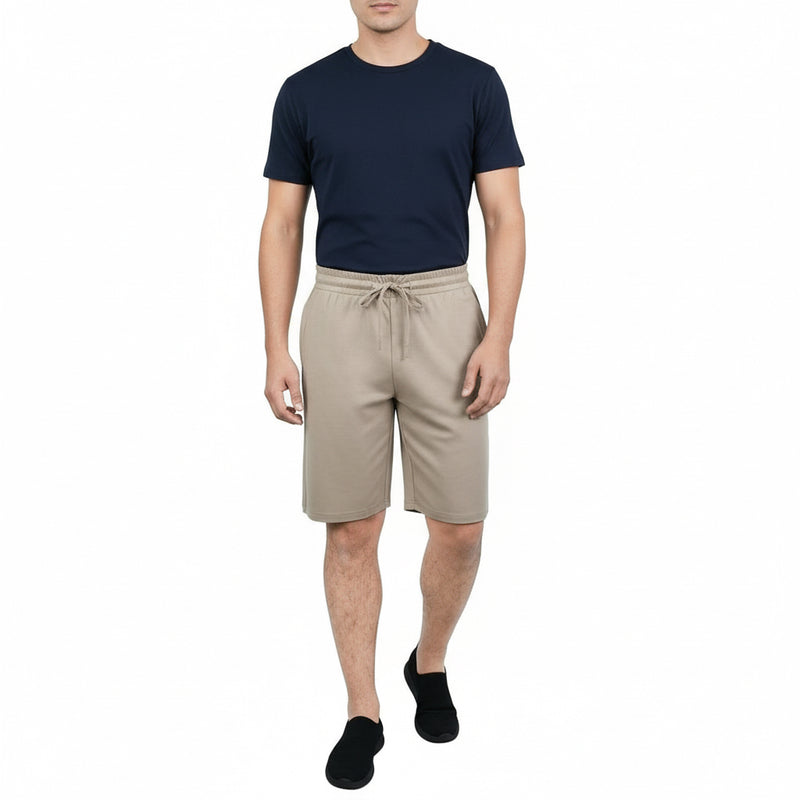 Men's Sorona Interlock Knit Shorts: Comfort & Style S - Shop Giordano