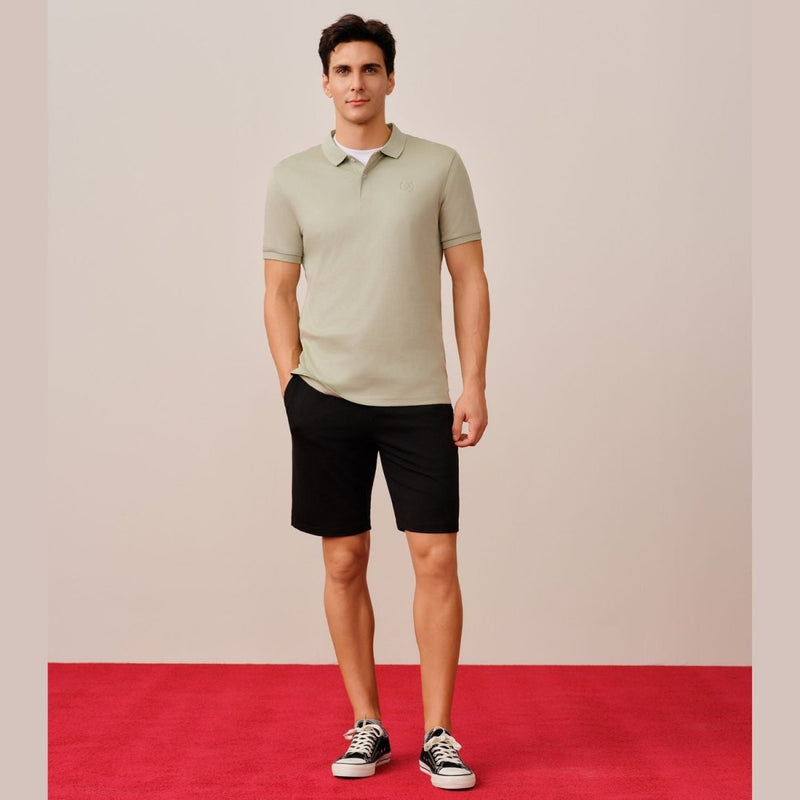 Men's Sorona Interlock Knit Shorts: Comfort & Style S - Shop Giordano