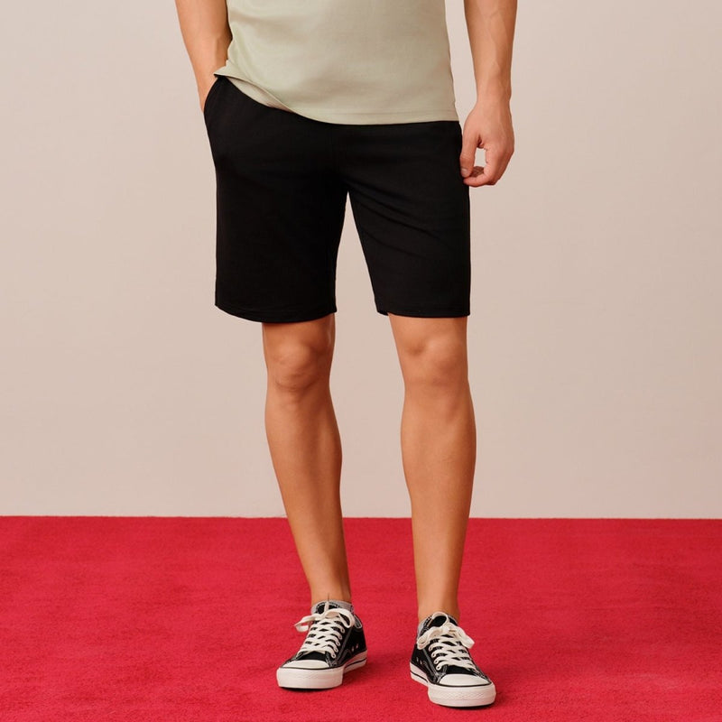 Men's Sorona Interlock Knit Shorts: Comfort & Style S - Shop Giordano