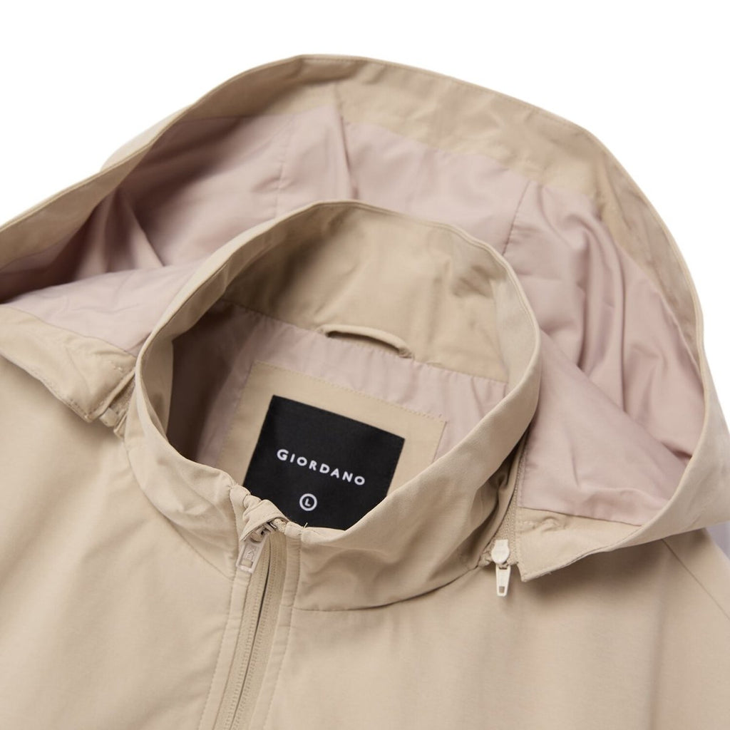 Men's Sorona Windbreaker Jacket - Full Zip Polyester & Lightweight S - Shop Giordano