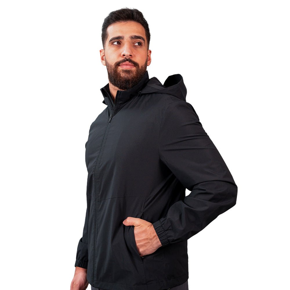 Men's Sorona Windbreaker Jacket - Full Zip Polyester & Lightweight S - Shop Giordano