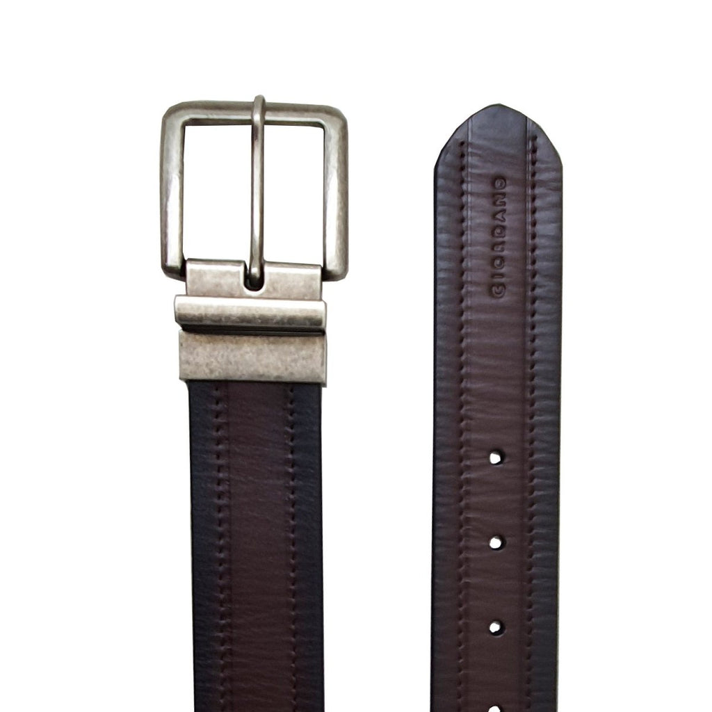 Giordano Men's Stitched Leather Belt - Premium Belts