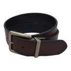Giordano Men's Stitched Leather Belt - Premium Belts