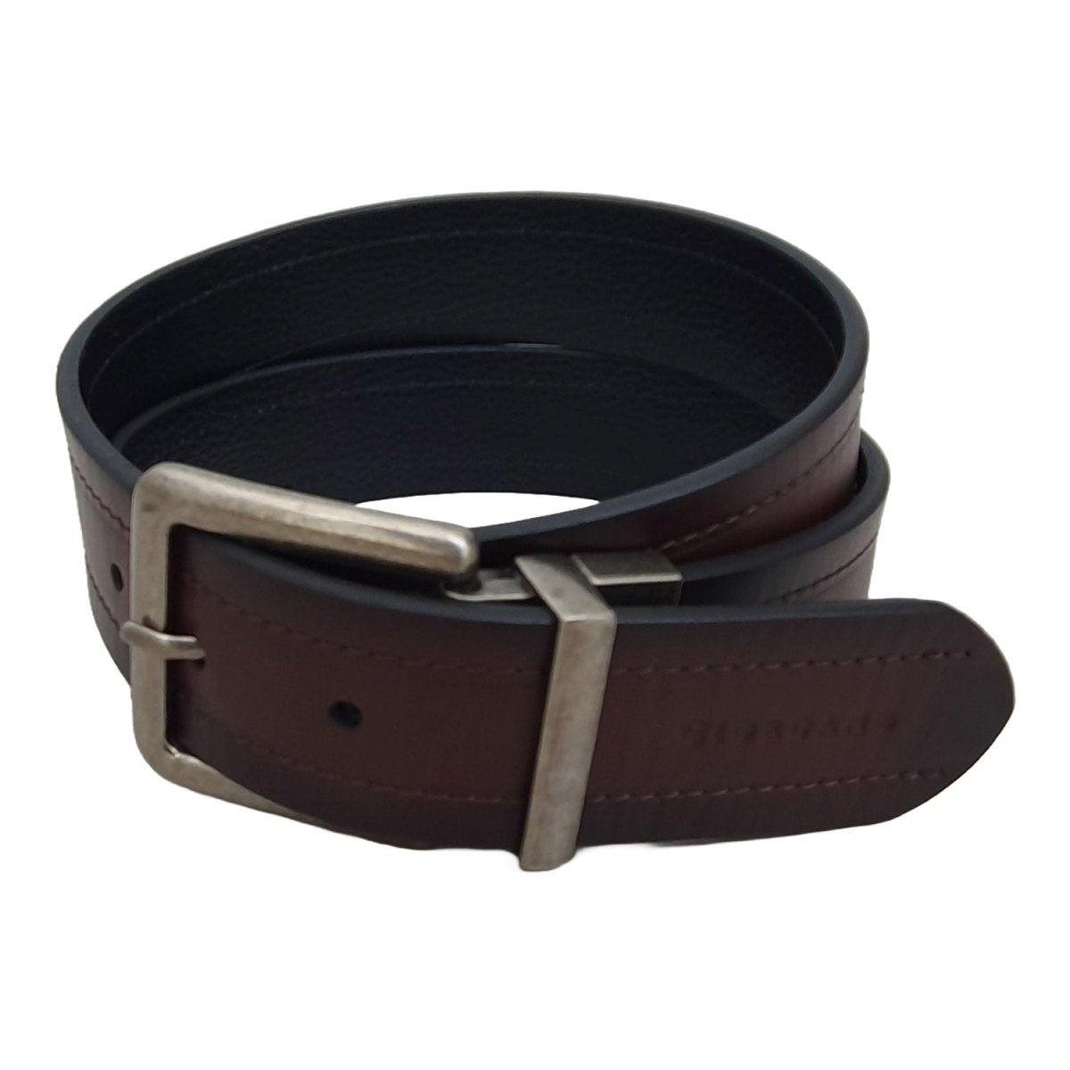 Giordano Men's Stitched Leather Belt - Premium Belts
