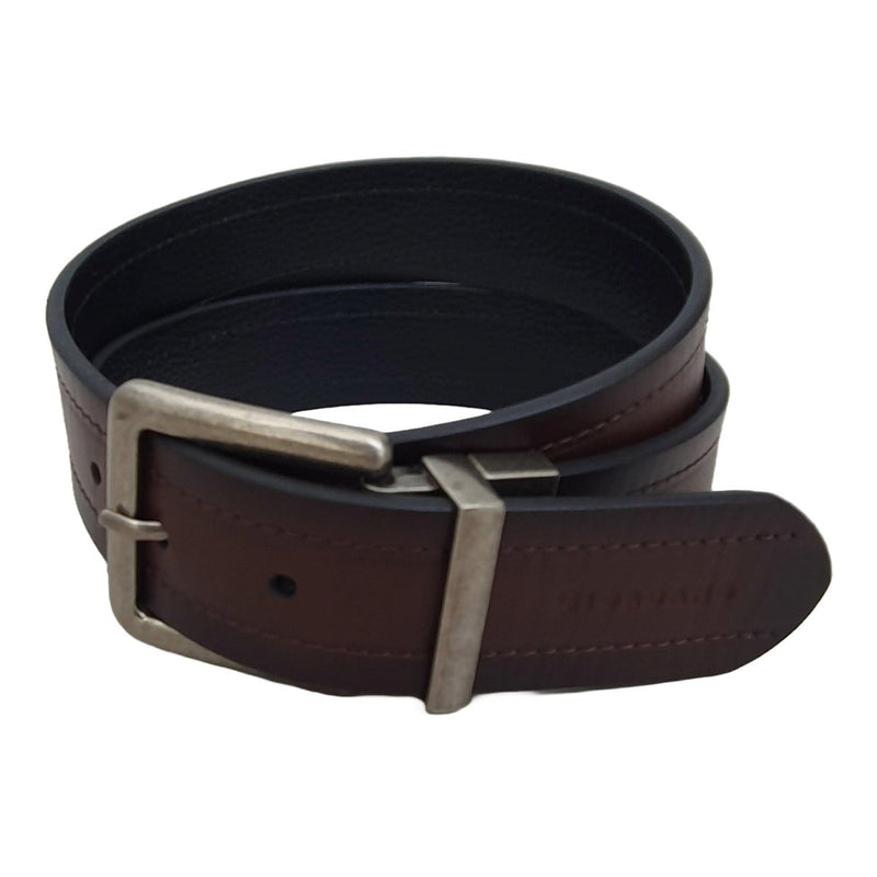 Giordano Men's Stitched Leather Belt - Premium Belts
