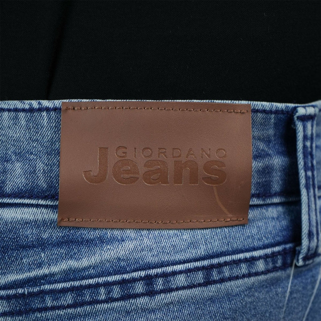 Men’S Stretch Denim Low - Rise Skinny Tapered Fit Jeans 30 - Shop Giordano
