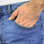 Giordano Men's Stretch Denim Skinny Tapered Jeans - Premium Jeans