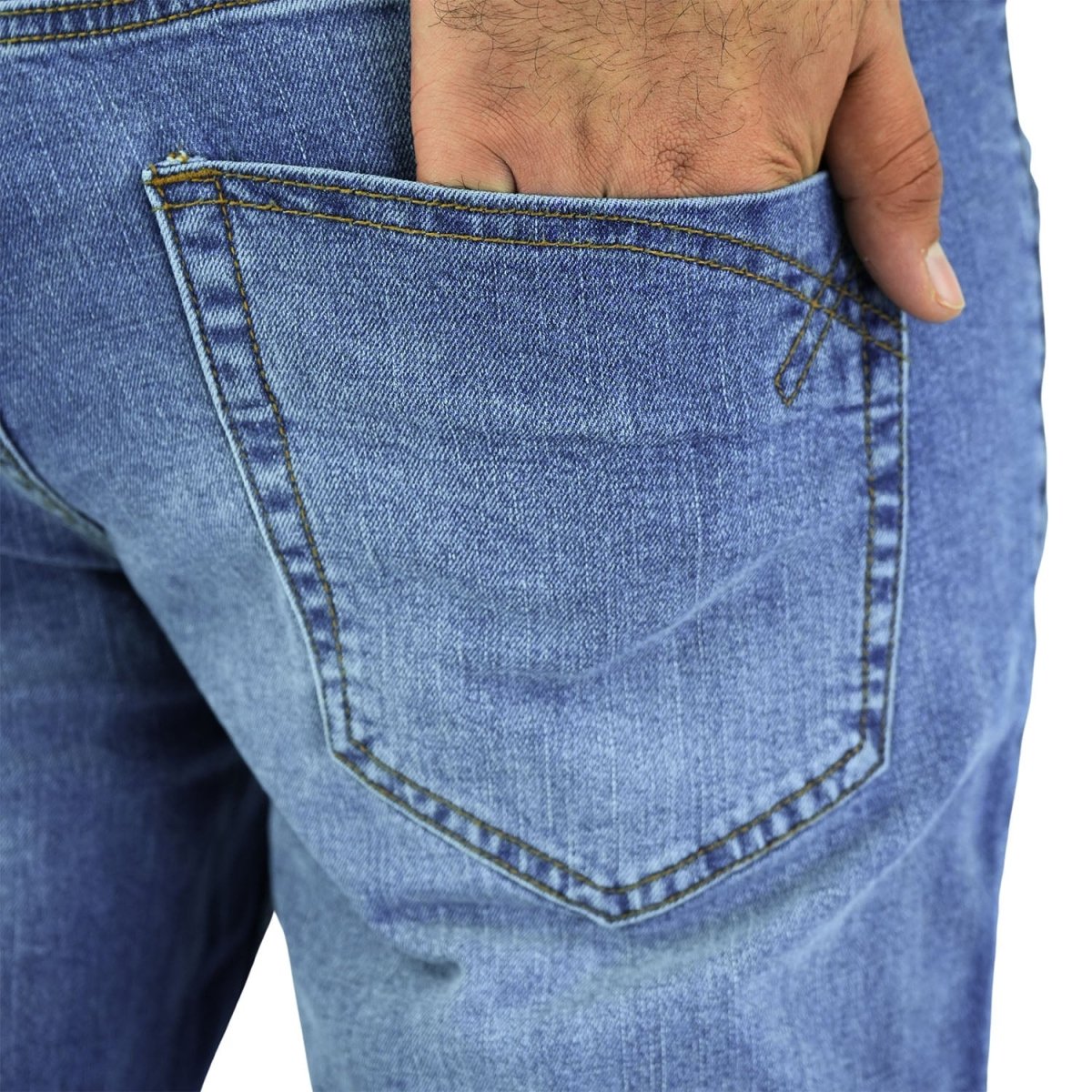 Giordano Men's Stretch Denim Skinny Tapered Jeans - Premium Jeans