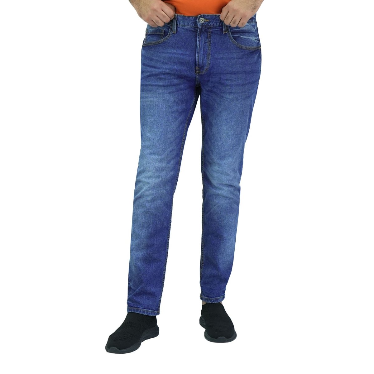 Men's Stretch Denim Skinny Tapered Jeans - Giordano