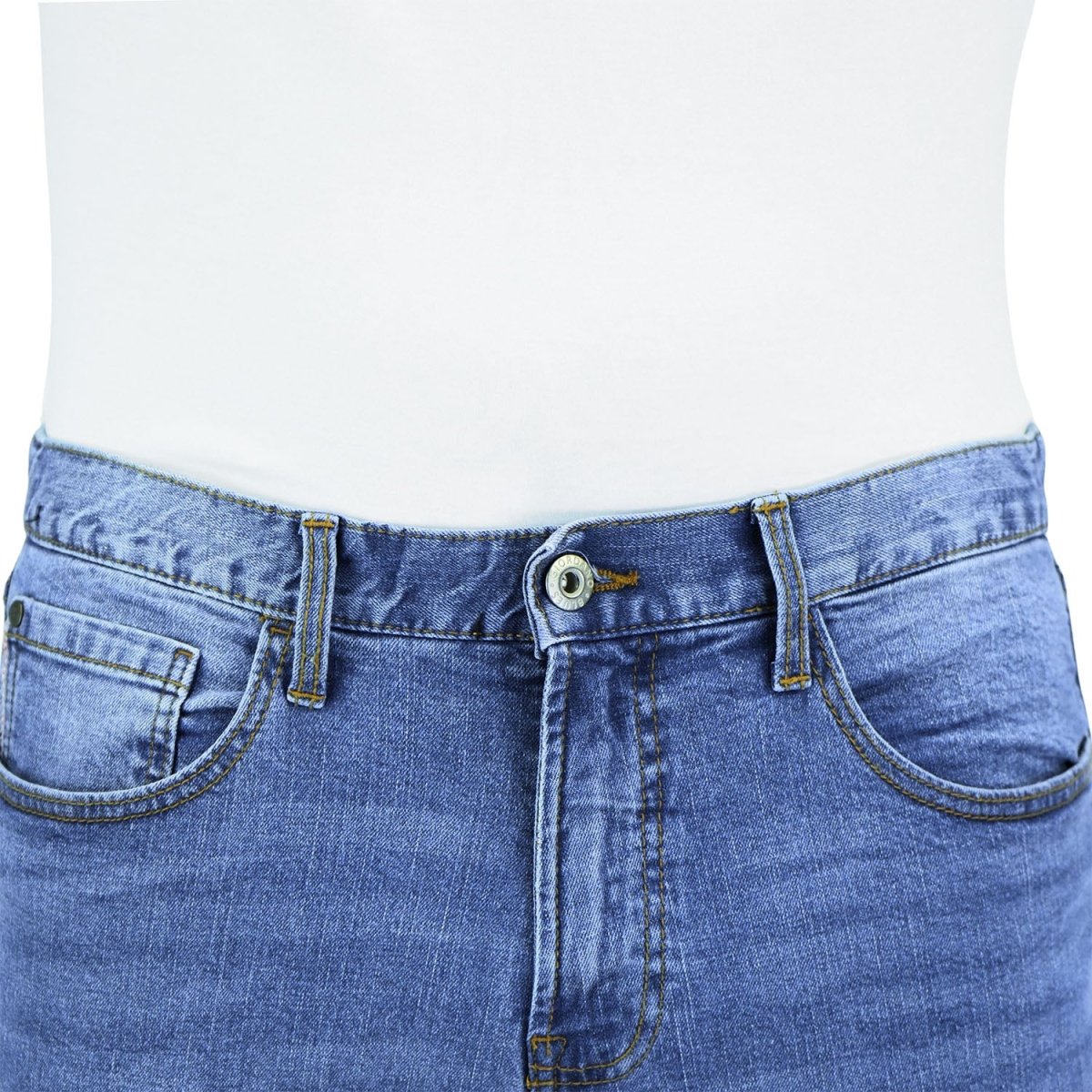 Giordano Men's Stretch Denim Skinny Tapered Jeans - Premium Jeans