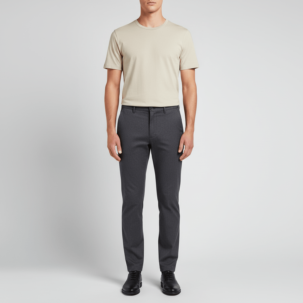 Giordano Men's Stretch Twill Khaki Pants - Premium Pants