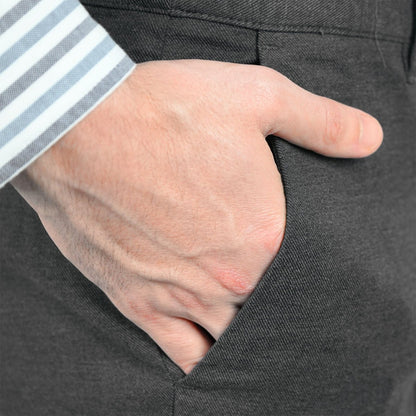Men's Stretch Twill Khaki Pants - Giordano