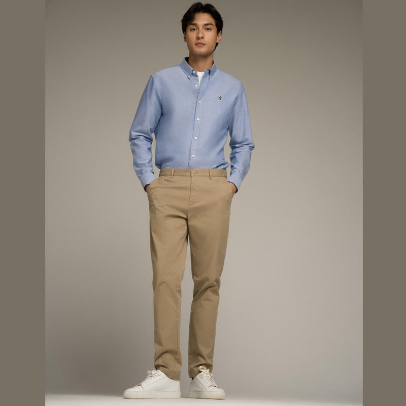 Men's Stretch Twill Khaki Pants 30 - Shop Giordano