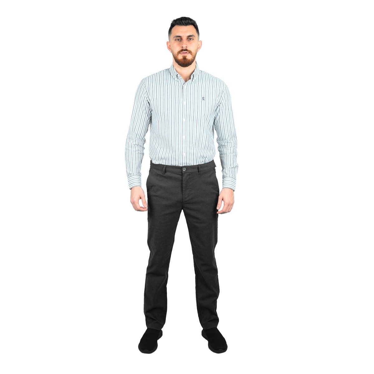 Men's Stretch Twill Khaki Pants - Giordano