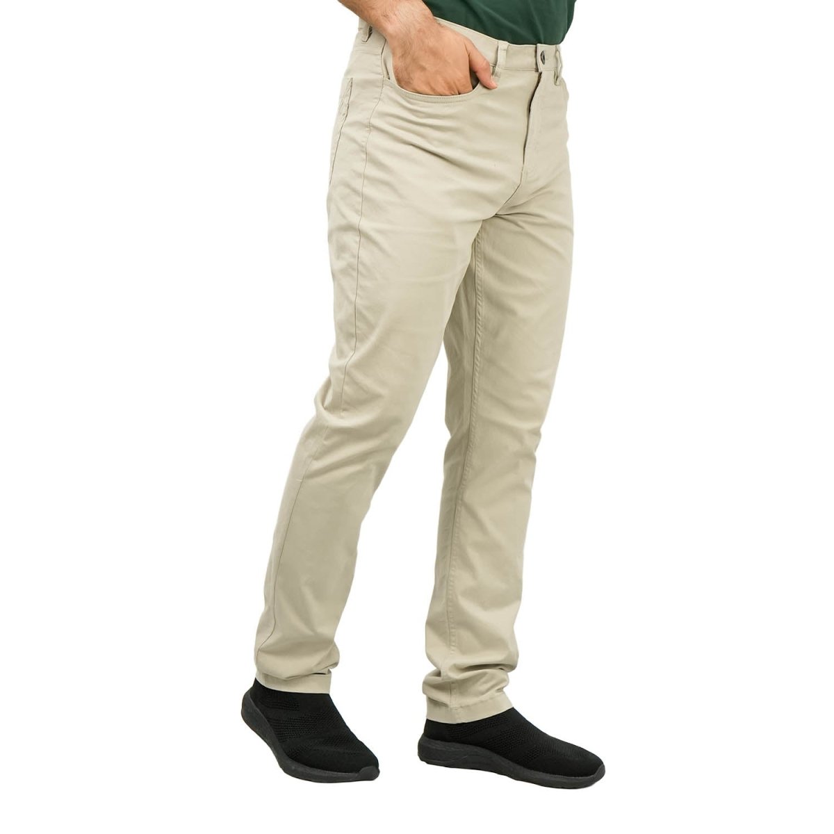 Men's Stretch Twill Khakis - Giordano
