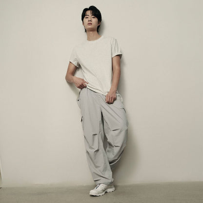 Men’S Tapered Nylon - Spandex Pants – Sleek Fit & Everyday Flex | Korea Collection - Giordano