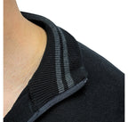 Men's Texture Stitch Mock Neck Long Sleeve Full Zipper Cardigan S - Shop Giordano