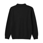 Men’S Textured Stitch Polo Neck Relaxed Fit Sweater S - Shop Giordano