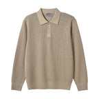 Men’S Textured Stitch Polo Neck Relaxed Fit Sweater S - Shop Giordano