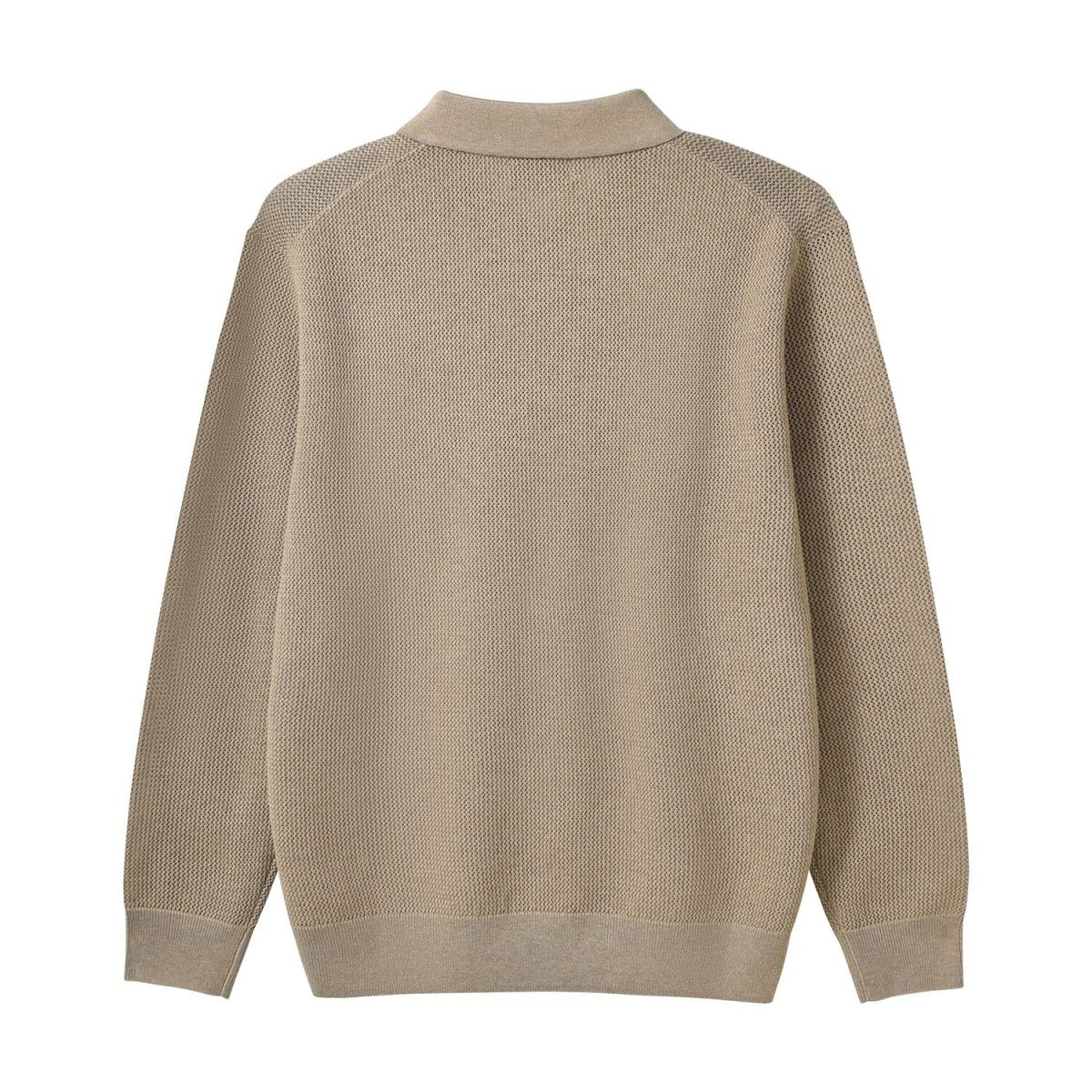 Men’S Textured Stitch Polo Neck Relaxed Fit Sweater S - Shop Giordano