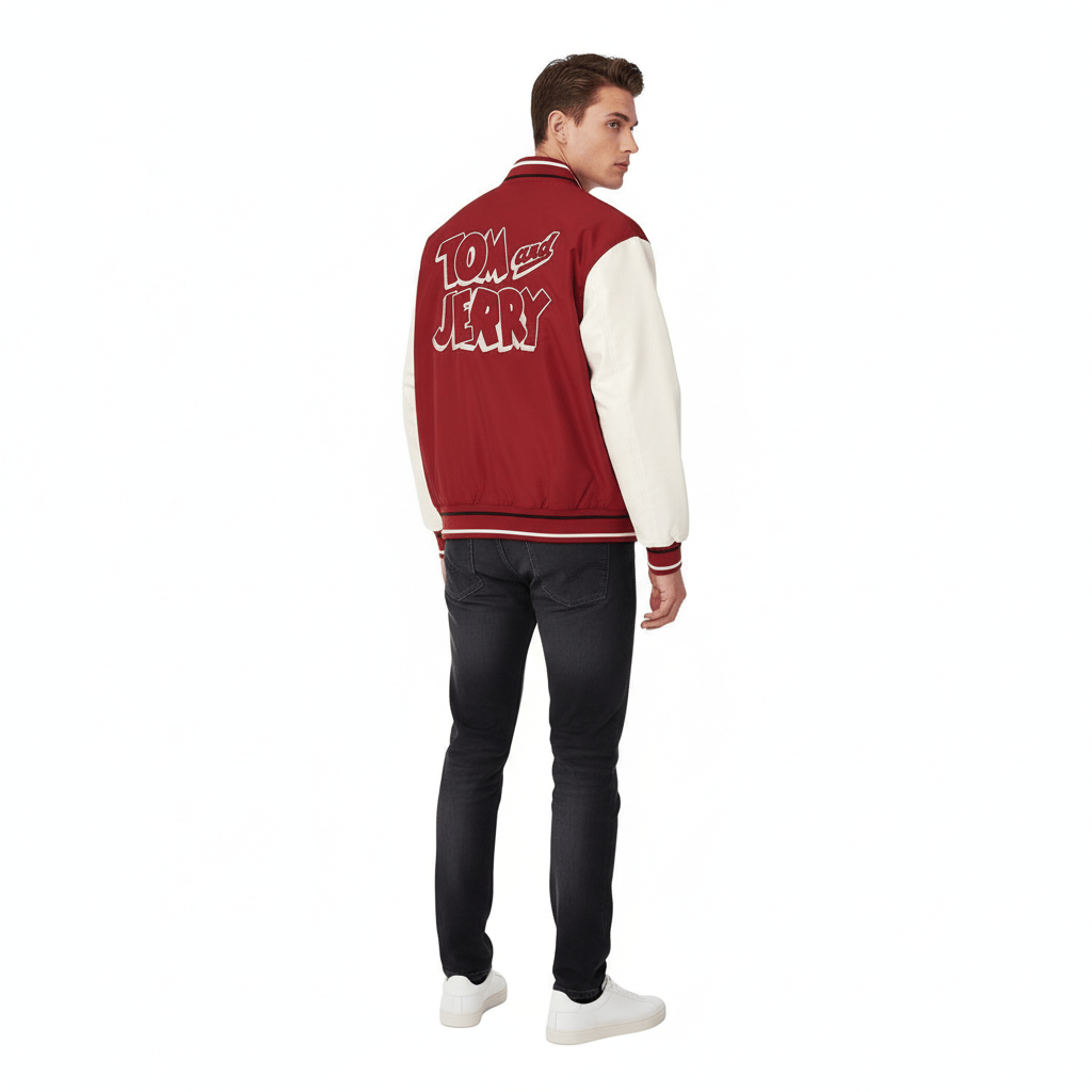 Men's Tom & Jerry Quilted Nylon Jacket M - Shop Giordano