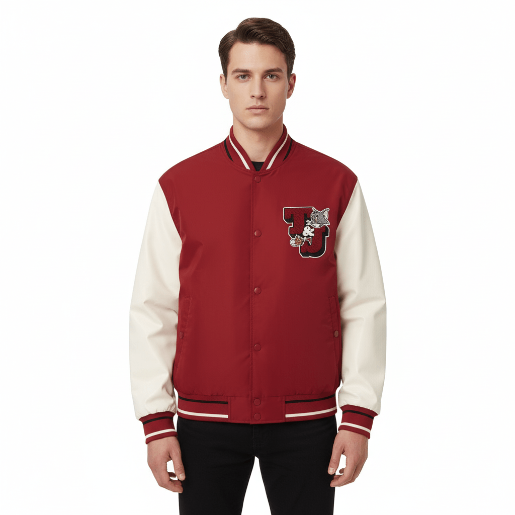 Men's Tom & Jerry Quilted Nylon Jacket M - Shop Giordano