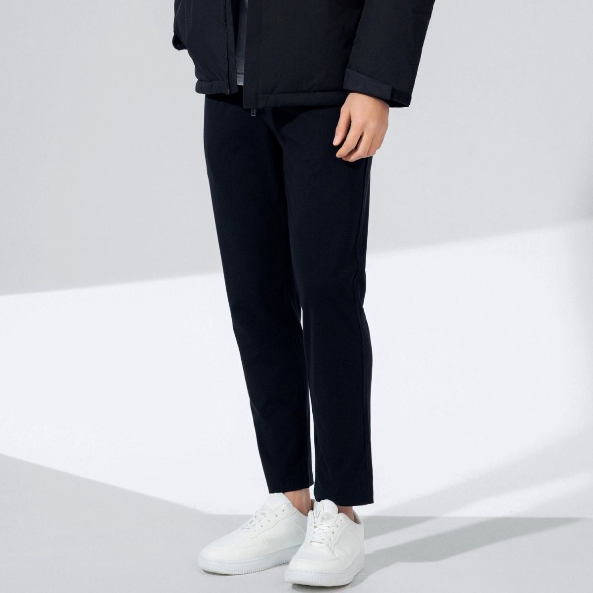 Men's Ultra - Stretch Black Joggers S - Shop Giordano