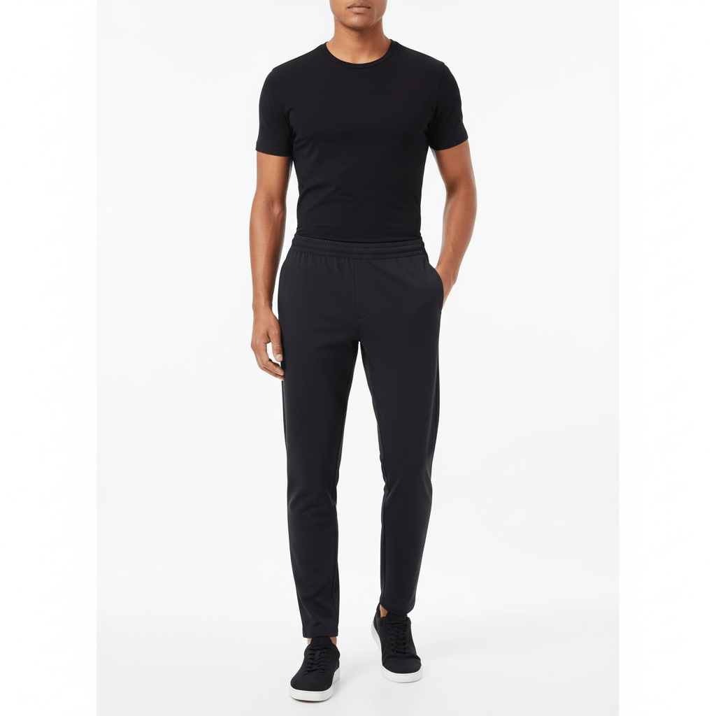Men's Ultra - Stretch Black Joggers S - Shop Giordano