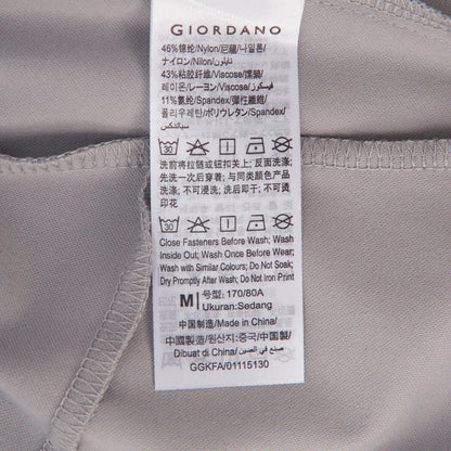 Men's Ultra - Stretch Black Joggers: Slim Fit, All - Day Comfort & Style - Giordano