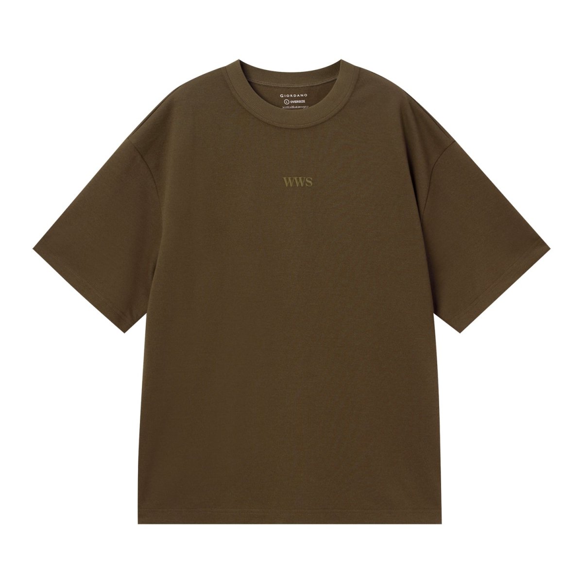 Giordano Men's Waffle Knit Crewneck Tee - Premium Tee