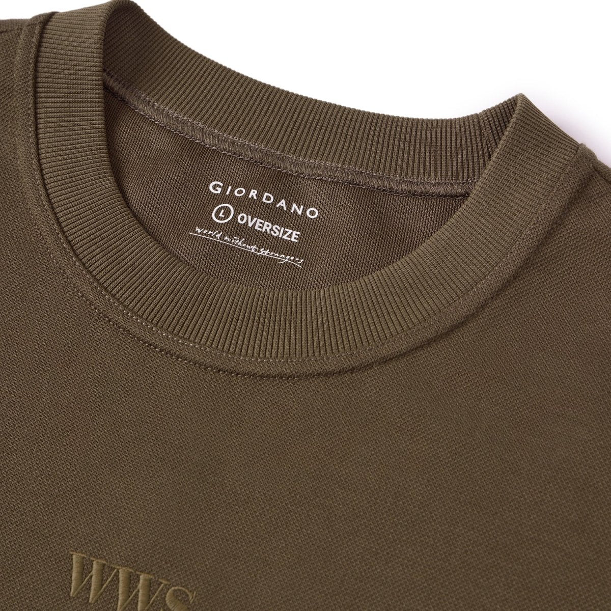 Giordano Men's Waffle Knit Crewneck Tee - Premium Tee