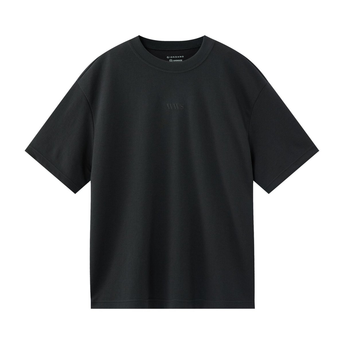Giordano Men's Waffle Knit Crewneck Tee - Premium Tee