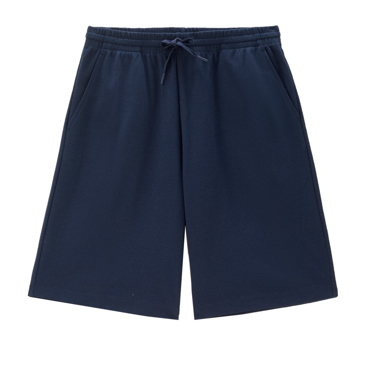Men's Waffle Knit Elastic Waist Shorts S - Shop Giordano