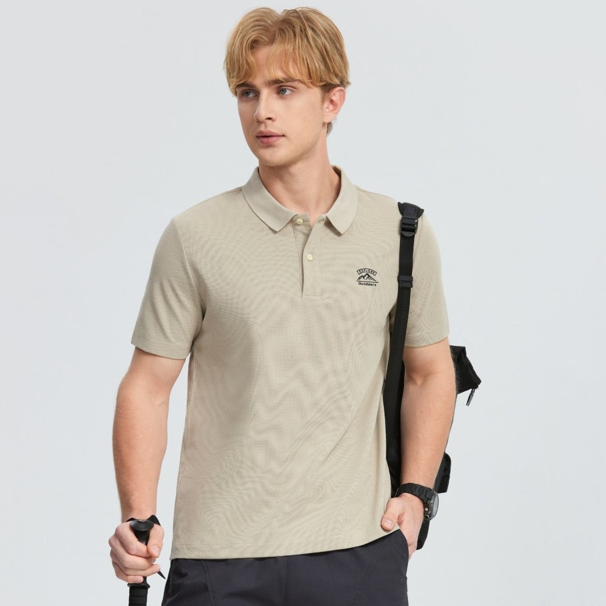 Men's Waffle Polo - Giordano