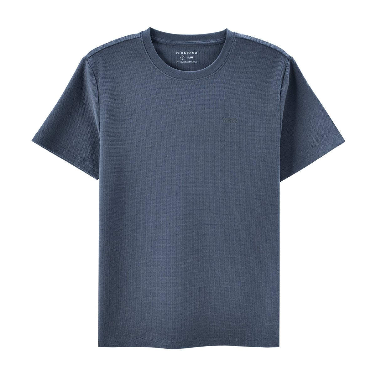 Giordano Men's Waffle Slim Tee | Cotton-Blend Comfort & Style - Premium Tee