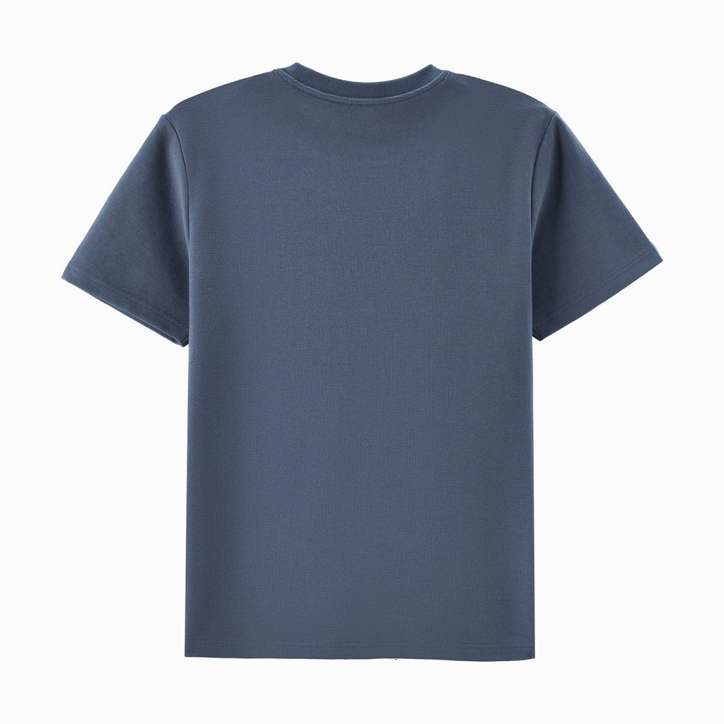 Giordano Men's Waffle Slim Tee | Cotton-Blend Comfort & Style - Premium Tee