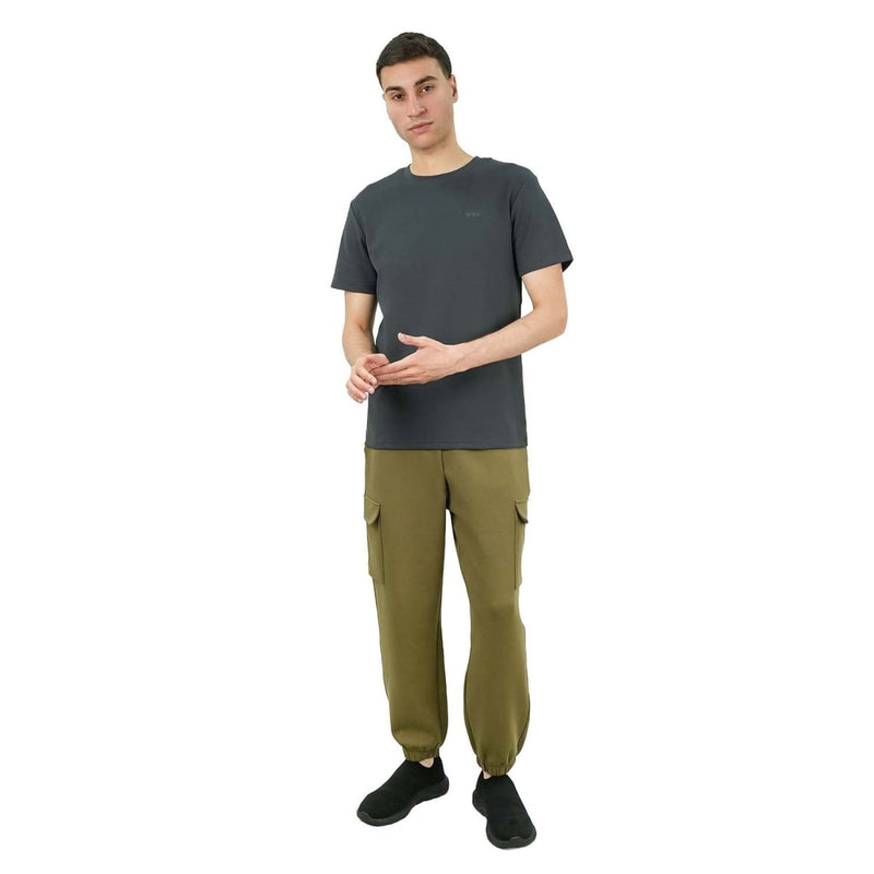 Giordano Men's Waffle Slim Tee | Cotton-Blend Comfort & Style - Premium Tee